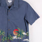 Camisa hawaiana azul (XS) Old Navy