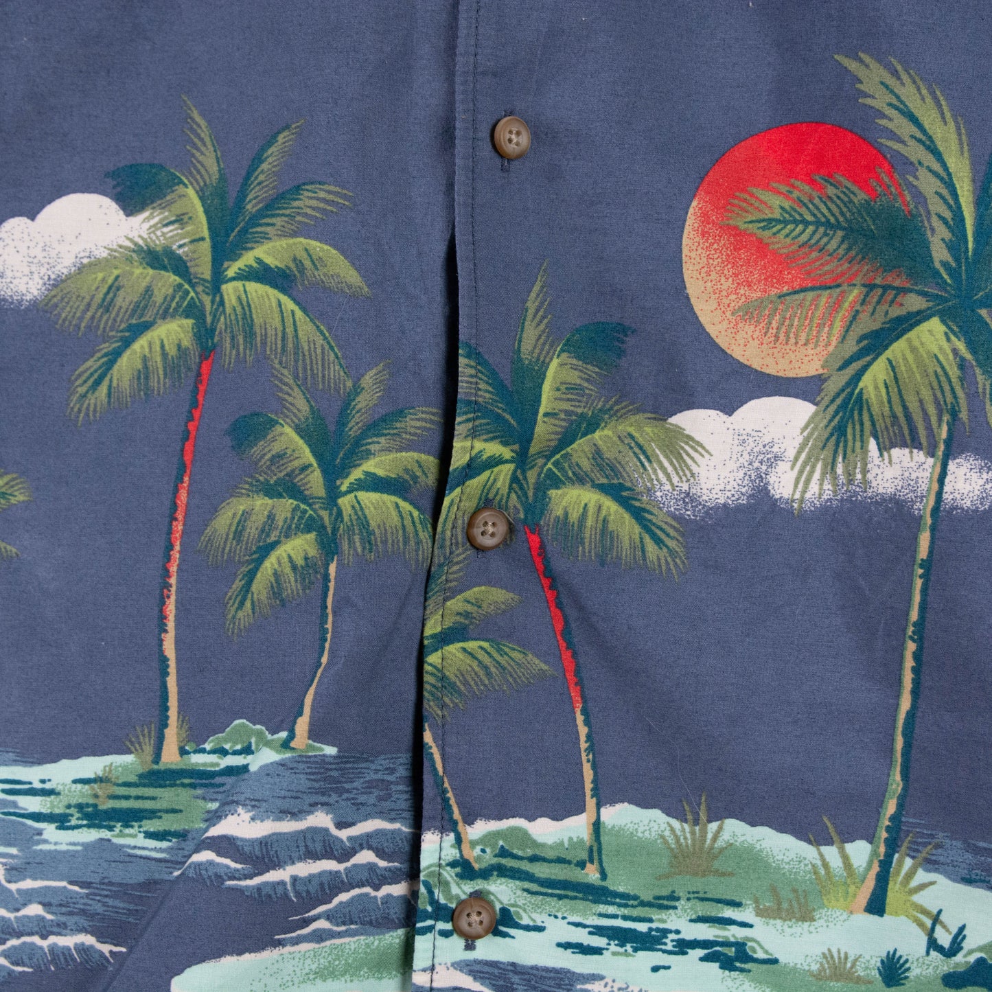 Camisa hawaiana azul (XS) Old Navy