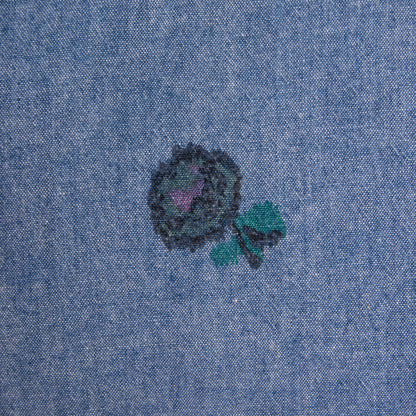 Camisa estampada zul (XL) Global CP