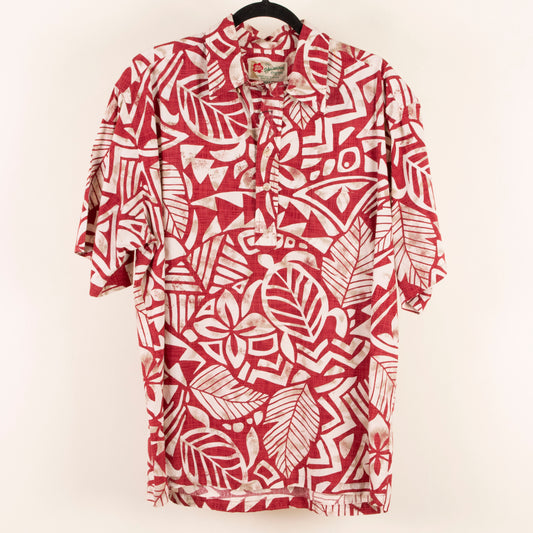 Camisa hawaiana rojo (L) The Hawaiian original