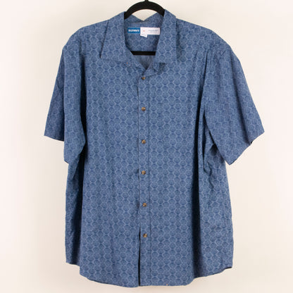 Camisa estampada azul (XL) Old Navy