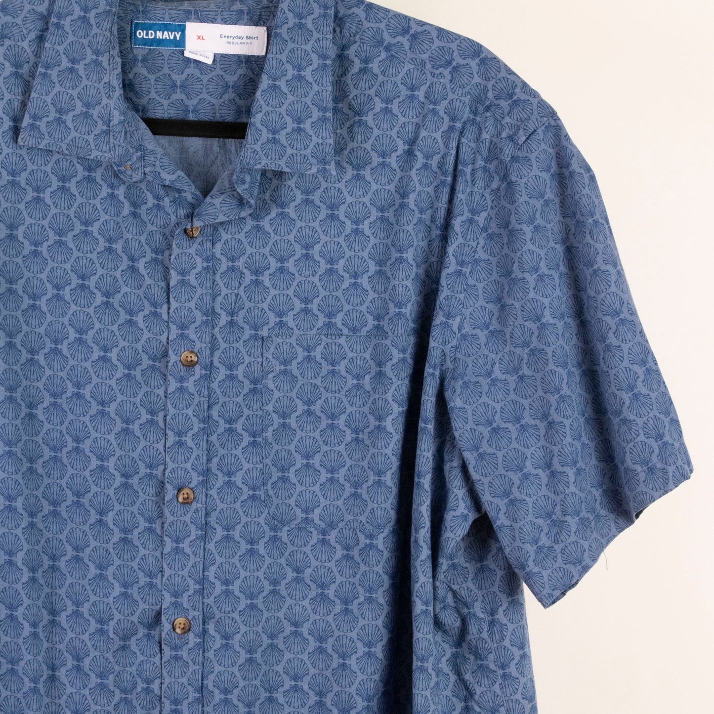 Camisa estampada azul (XL) Old Navy
