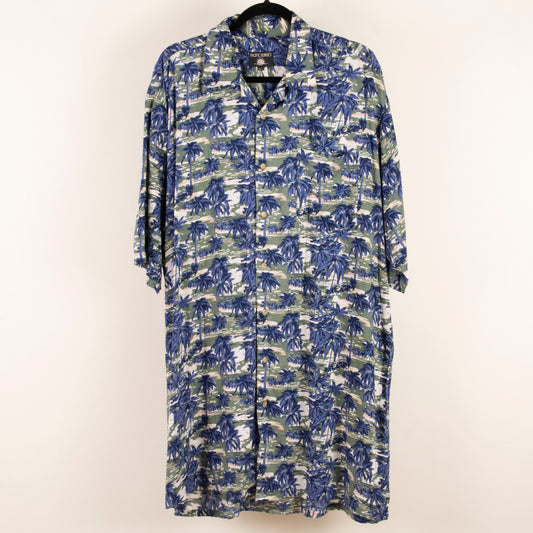 Camisa hawaiana verde (XL) Pacific sunset