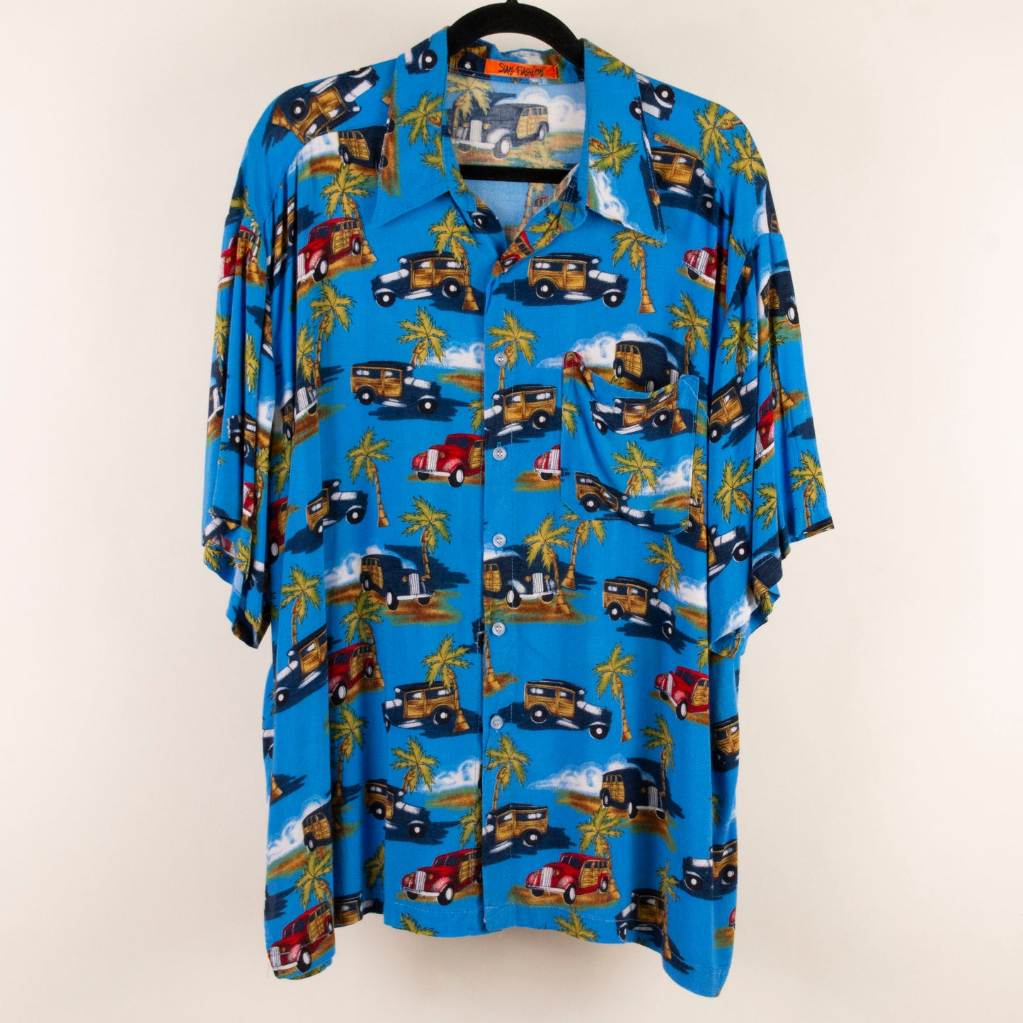 Camisa hawaiana azul (XL) Sun fusion