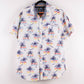 Camisa hawaiana blanca (XL) MBX