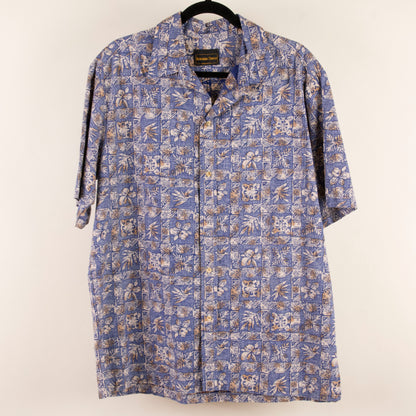Camisa hawaiana azul (XL) Hawaiian Flavor