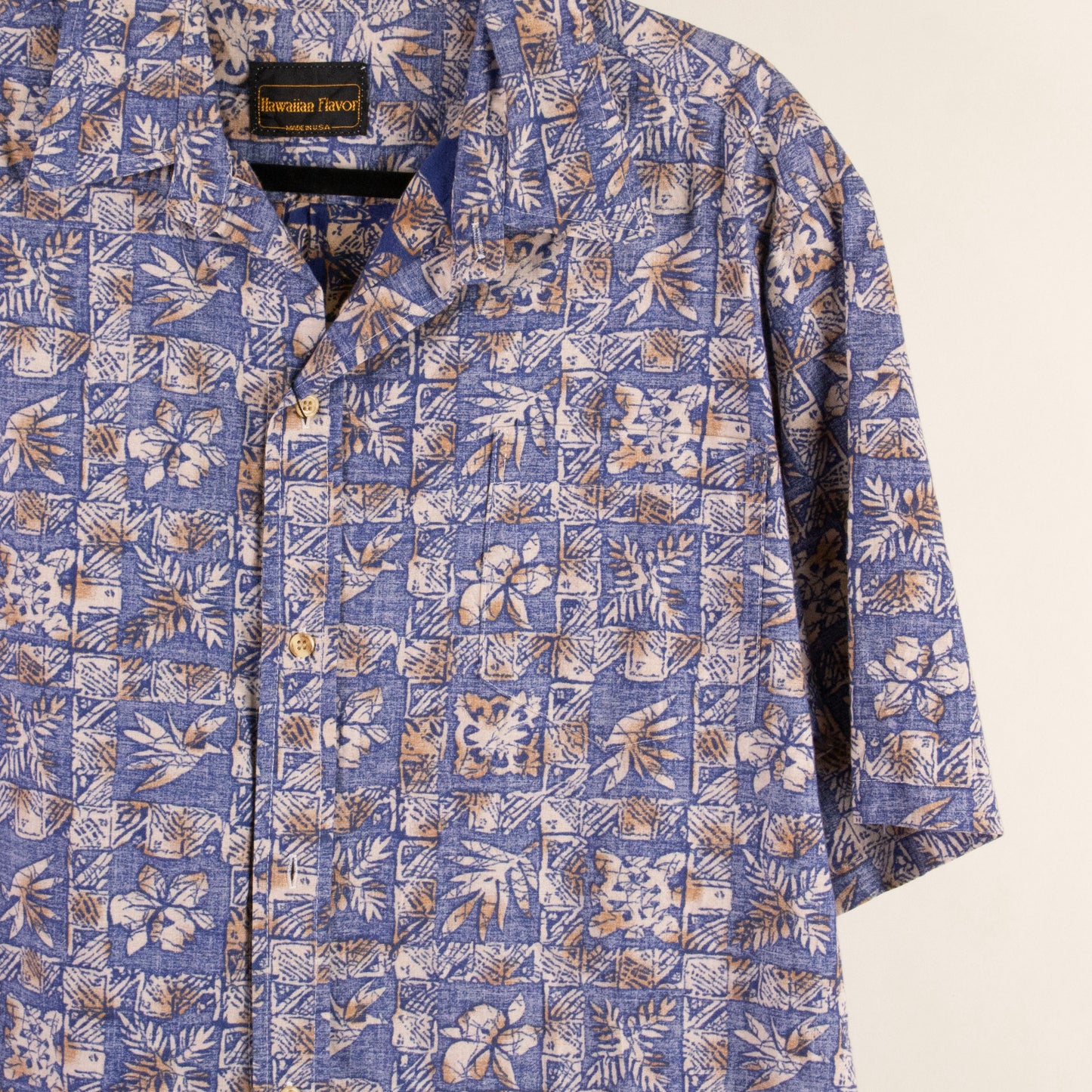 Camisa hawaiana azul (XL) Hawaiian Flavor