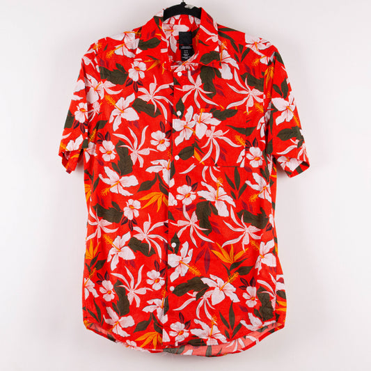 Camisa hawaiana roja (XS) H&M