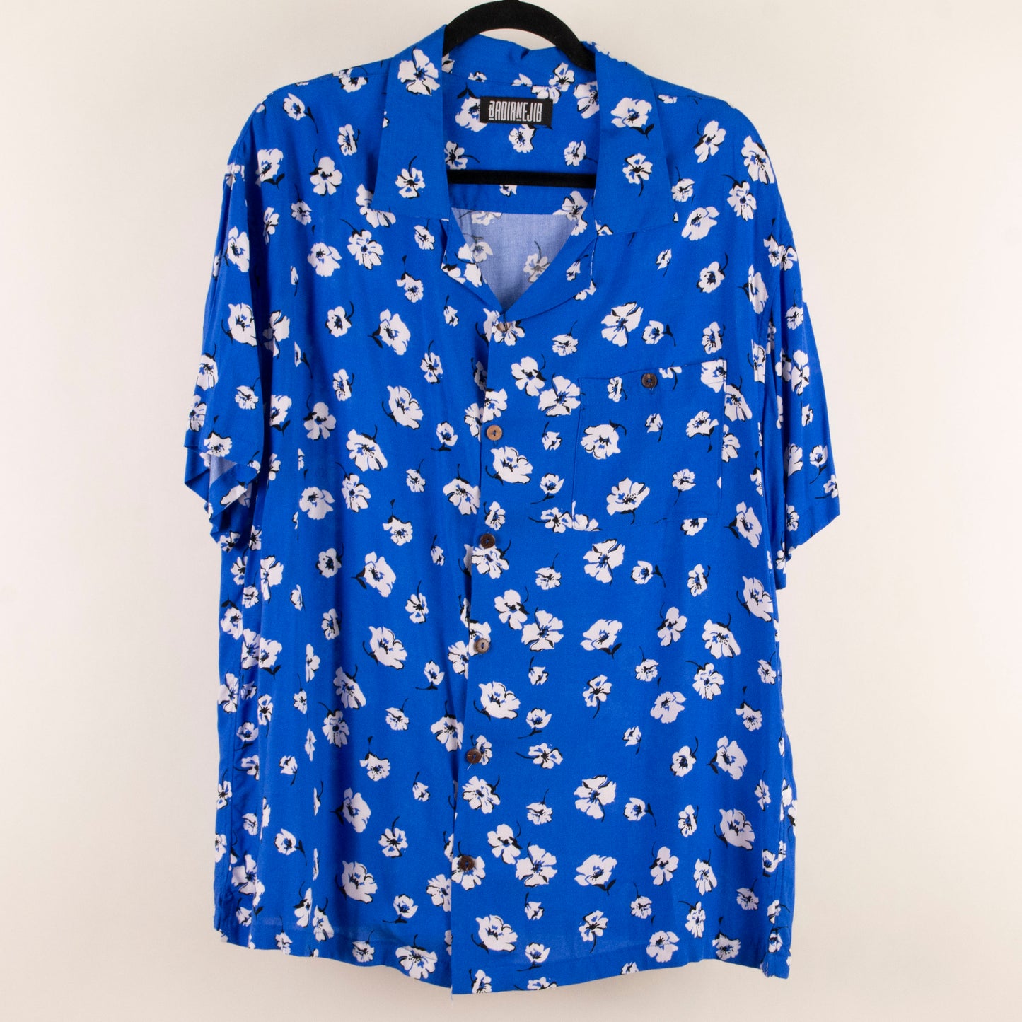 Camisa estampada azul (L) Badianejib