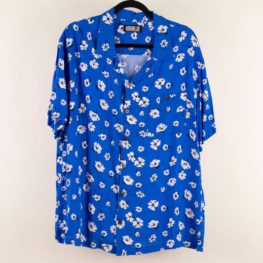 Camisa estampada azul (L) Badianejib