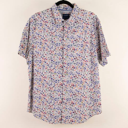 Camisa estampada blanco (L) Denim & Flower