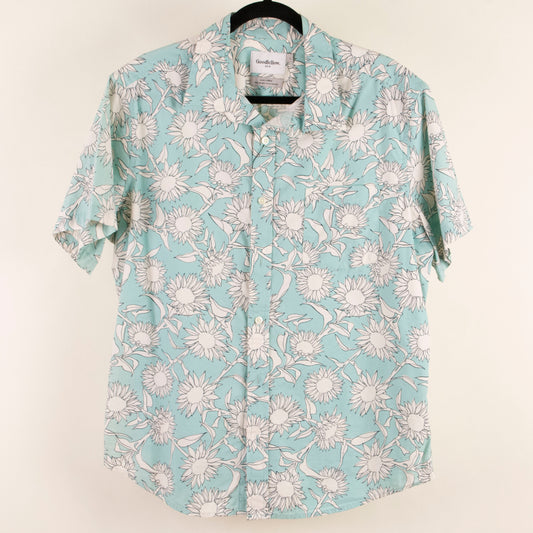 Camisa estampada azul (L) Goodfellow