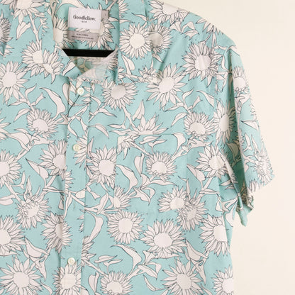 Camisa estampada azul (L) Goodfellow