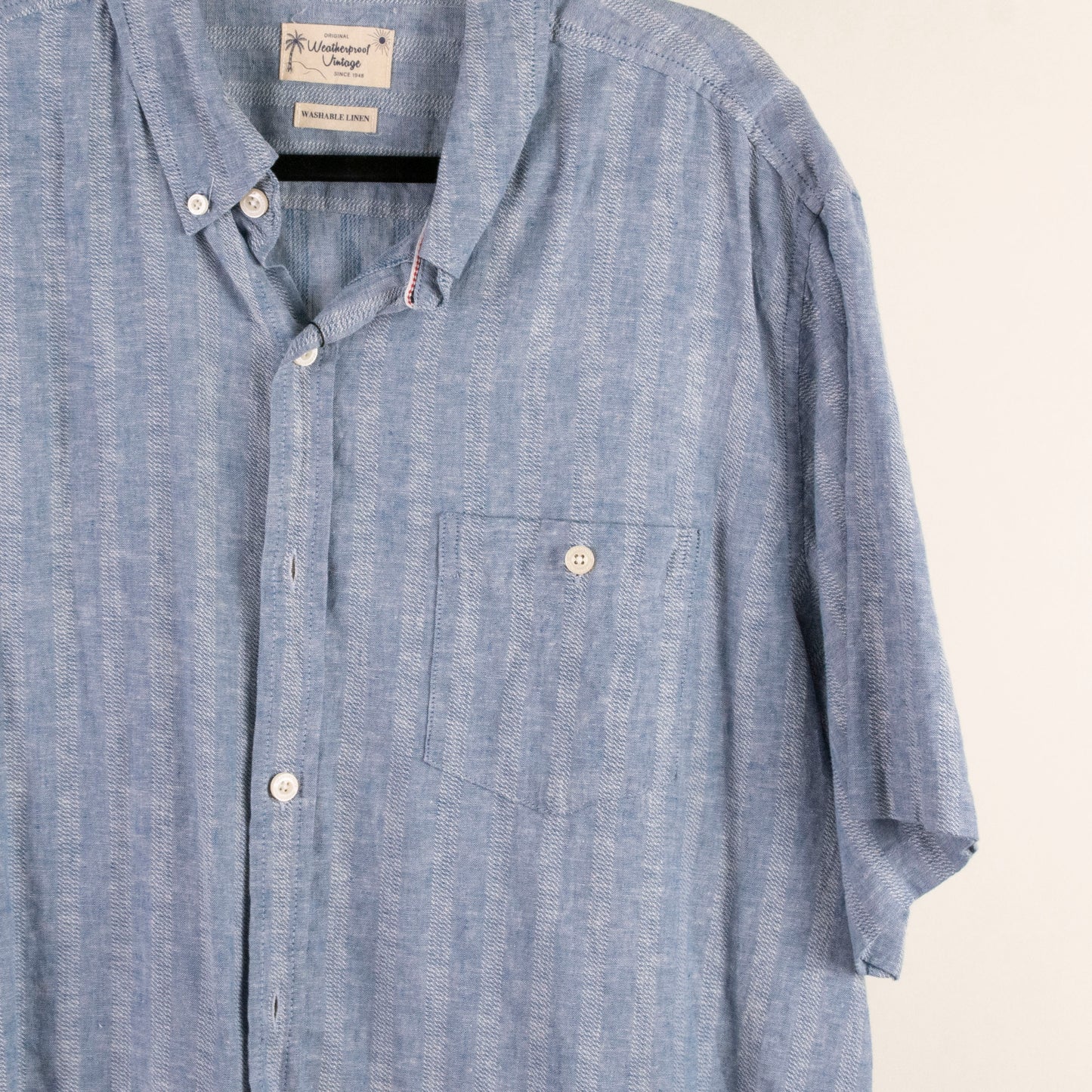 Camisa estampada azul (2XL) Weatherproof Vintage