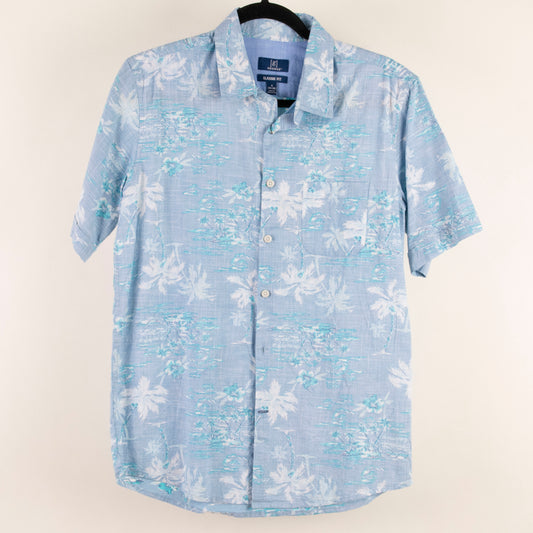 Camisa hawaiana azul (S) George