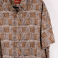 Camisa hawaiana café (XL) Pau Hana