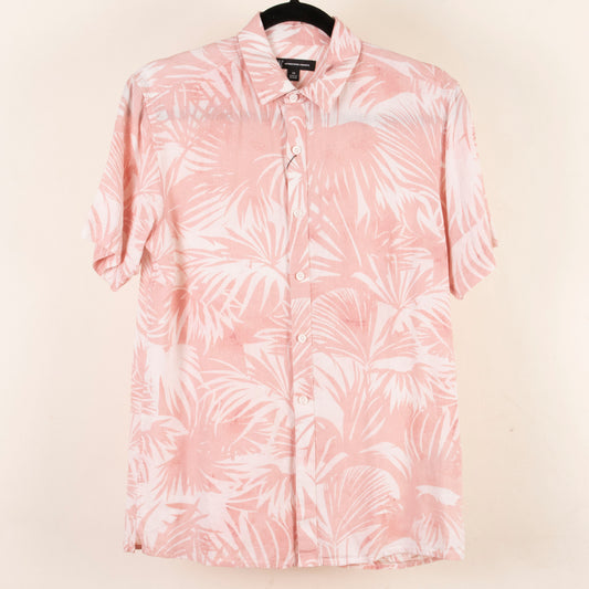 Camisa estampada rosa (XS) International concepts