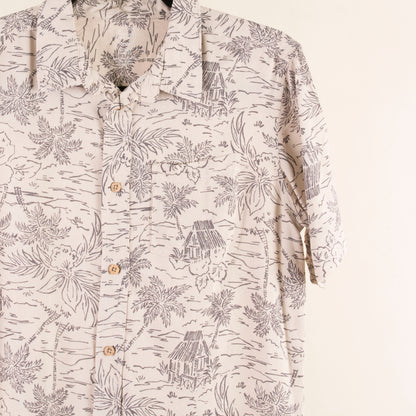 Camisa hawaiana beige (XL) Wonder nation
