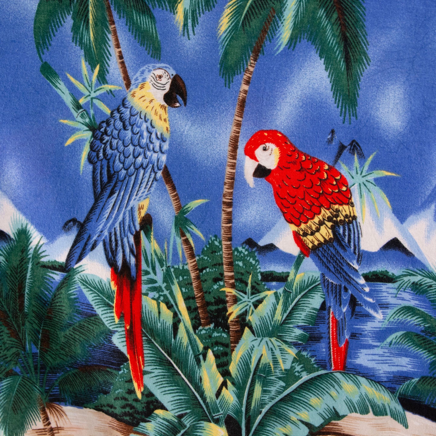 Camisa hawaiana azul (2XL) Uluwatu