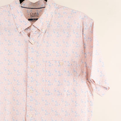 Camisa estampada blanco (L) Croft&Barrow