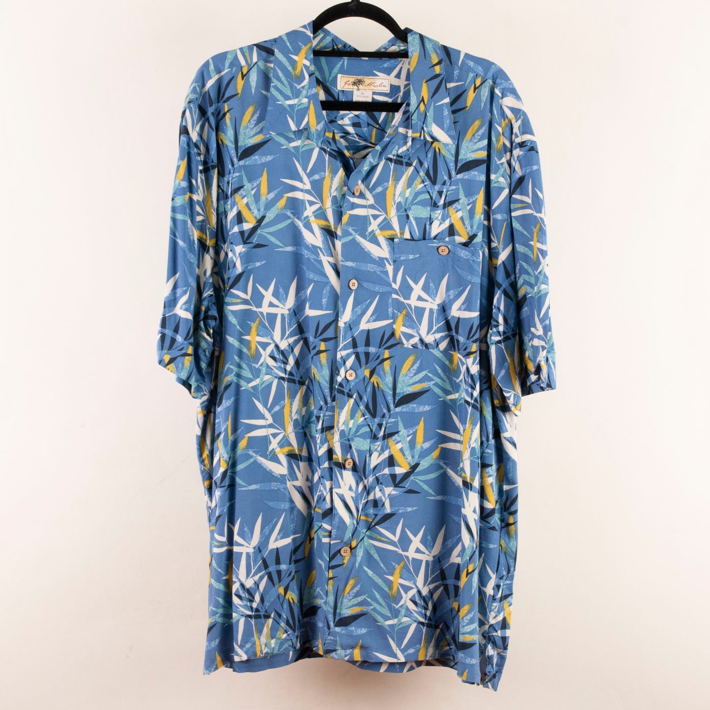 Camisa estampada azul (XL) Joe Marlin