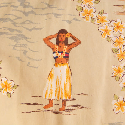 Camisa hawaiana beige (L) Hilfiger