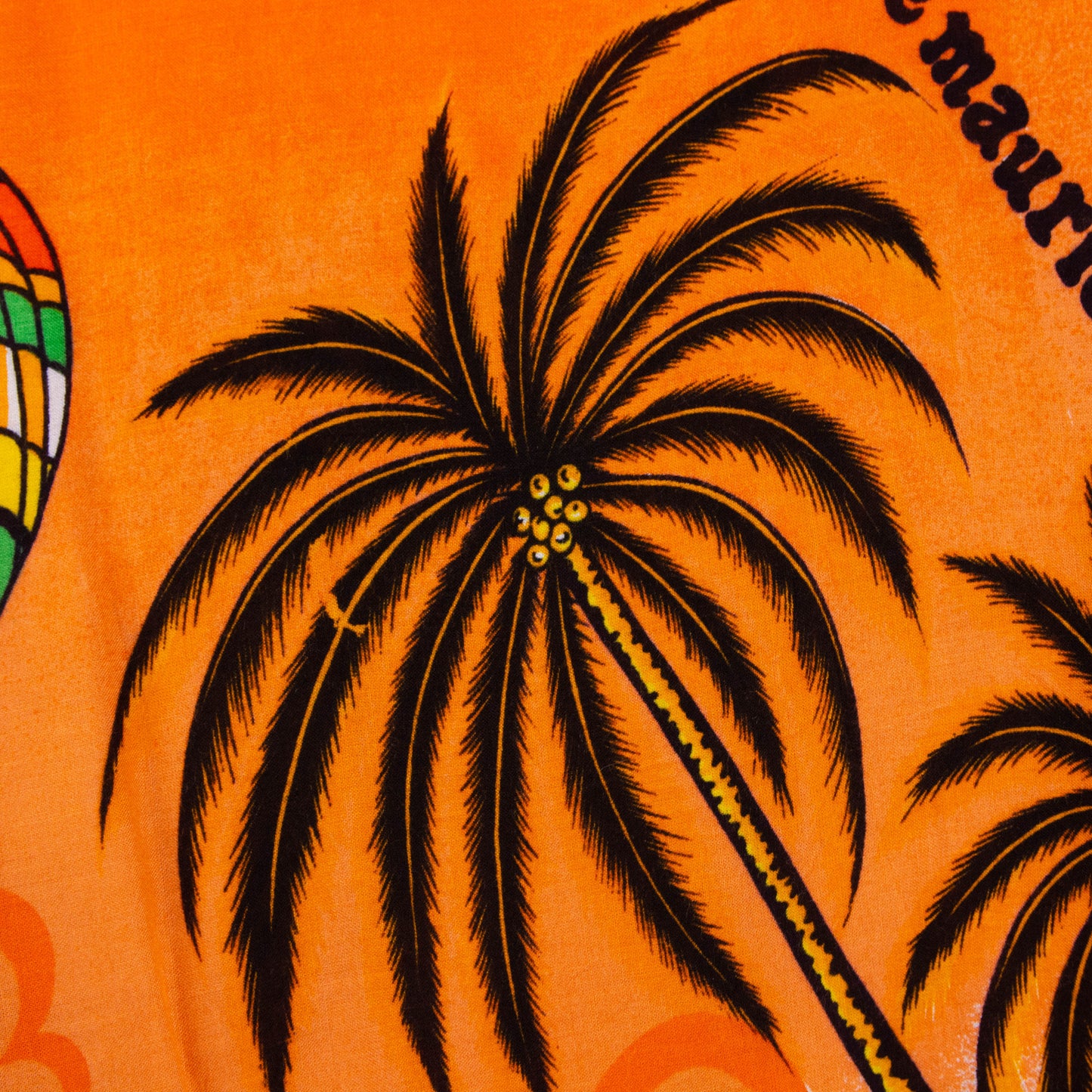 Camisa hawaiana naranja (2XL) Koko Knot