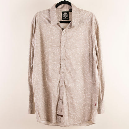 Camisa estampada beige (XL) English Laundry