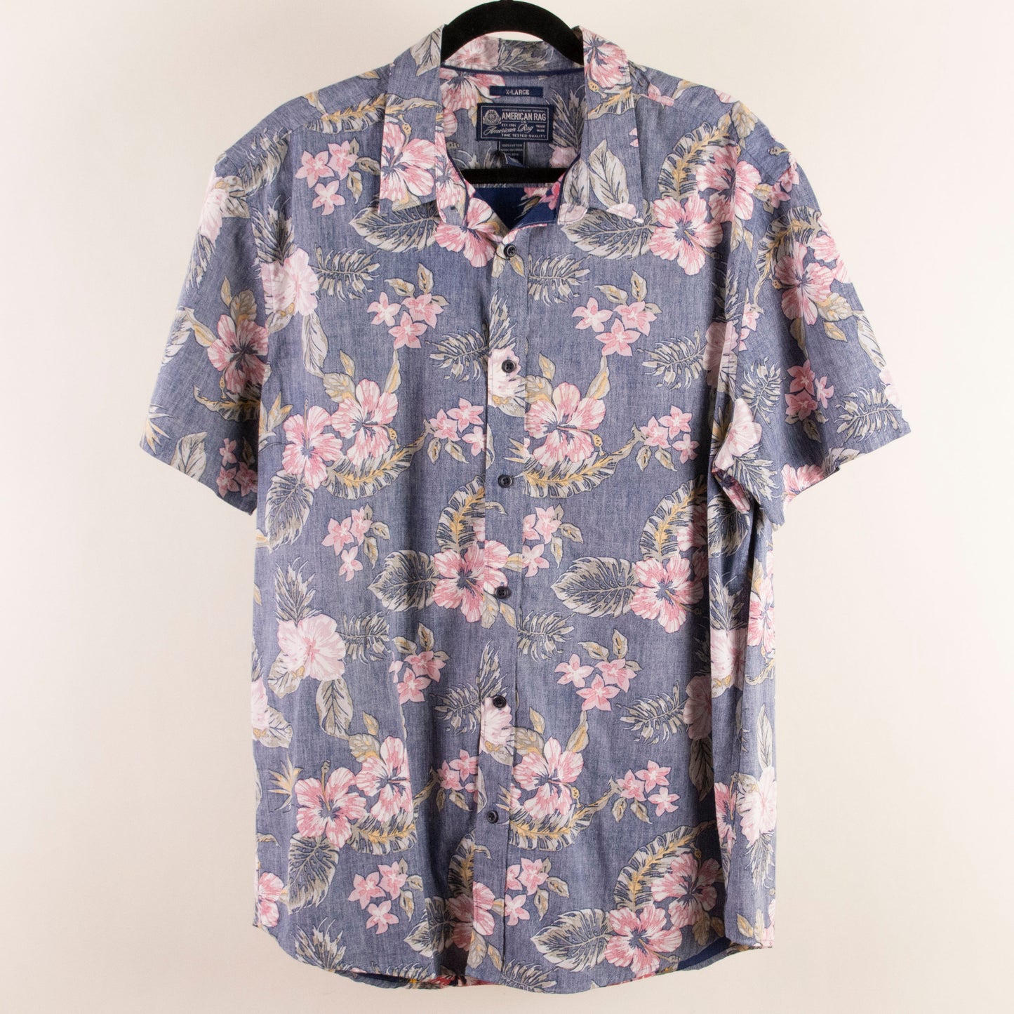 Camisa hawaiana azul (XL) American Rag