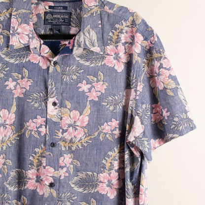 Camisa hawaiana azul (XL) American Rag