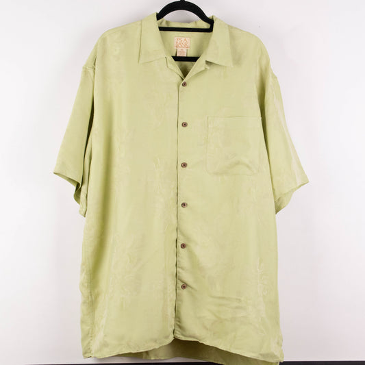 Camisa hawaiana verde (2XL) Jos. A. Bank