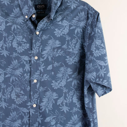 Camisa hawaiana azul (L) Chaps