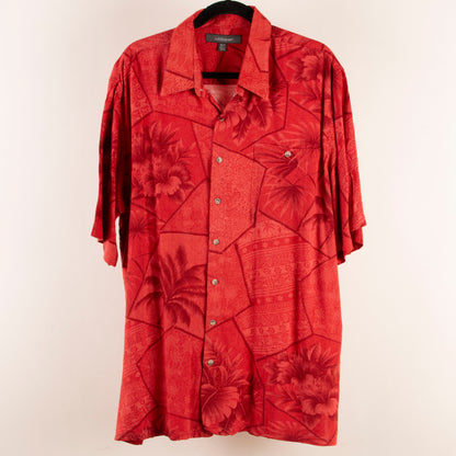 Camisa hawaiana rojo (XL) Croft&barrow
