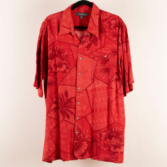 Camisa hawaiana rojo (XL) Croft&barrow
