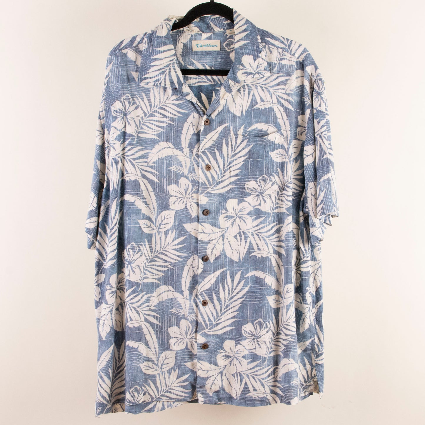 Camisa hawaiana azul (XL) Caribbean