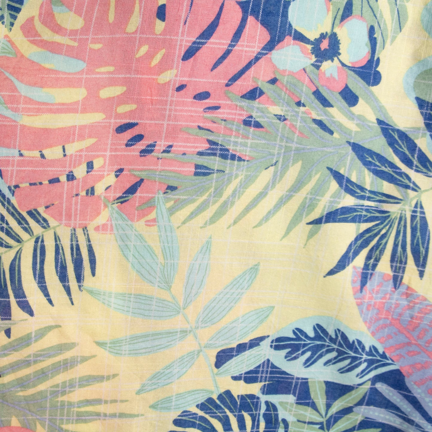 Camisa hawaiana azul (XL) IZOD