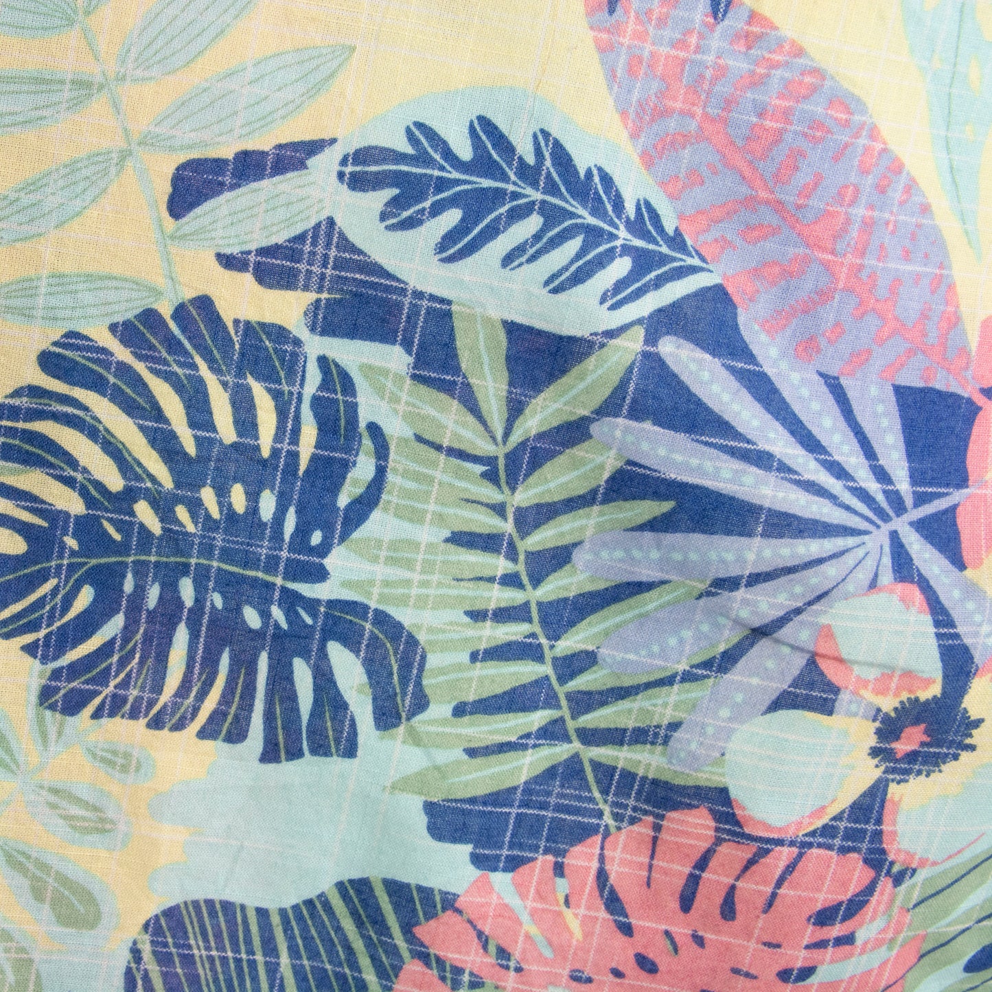 Camisa hawaiana azul (XL) IZOD