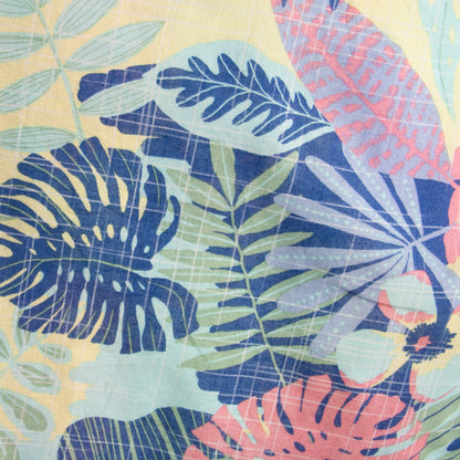 Camisa hawaiana azul (XL) IZOD