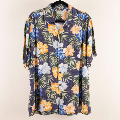 Camisa hawaiana azul (L) Caribbean