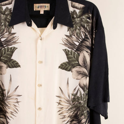 Camisa hawaiana beige (L) Campia