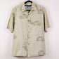 Camisa hawaiana verde (L) Fishing Lift