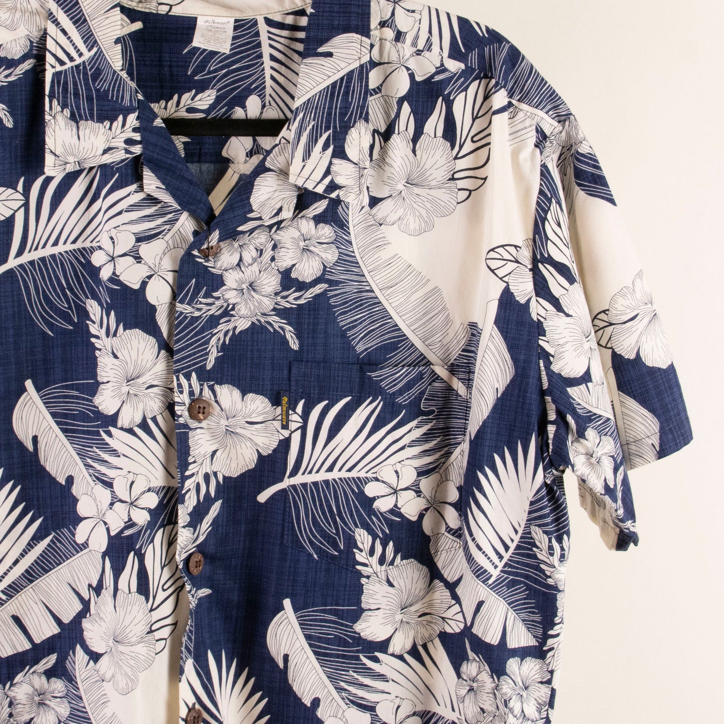 Camisa hawaiana azul (L) Palnwave Hawaii