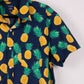 Camisa hawaiana azul piñas (L) J. Crew