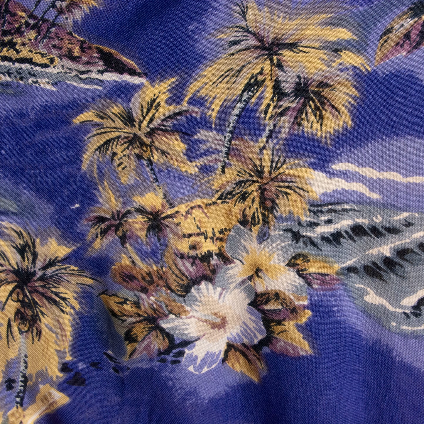 Camisa hawaiana azul (L) Jack Hollywood