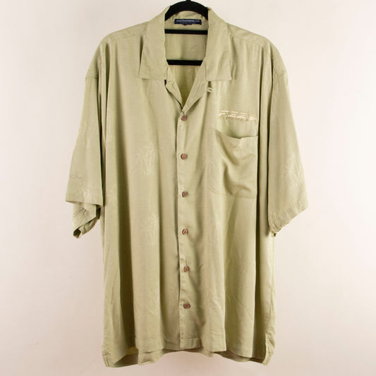 Camisa hawaiana verde (XL) Port Authority