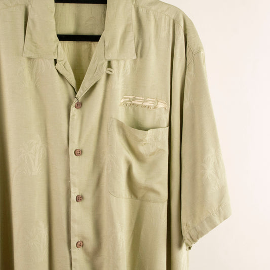 Camisa hawaiana verde (XL) Port Authority