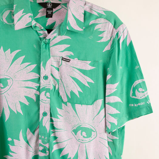 Camisa estampada verde (Niños) Volcom
