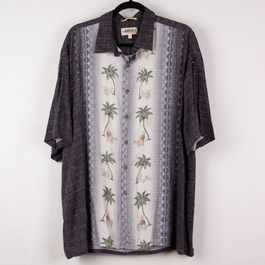 Camisa hawaiana gris (2XL) Campia