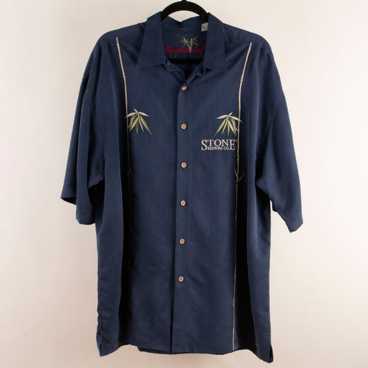 Camisa estampada azul (XL) Bamboo Cay