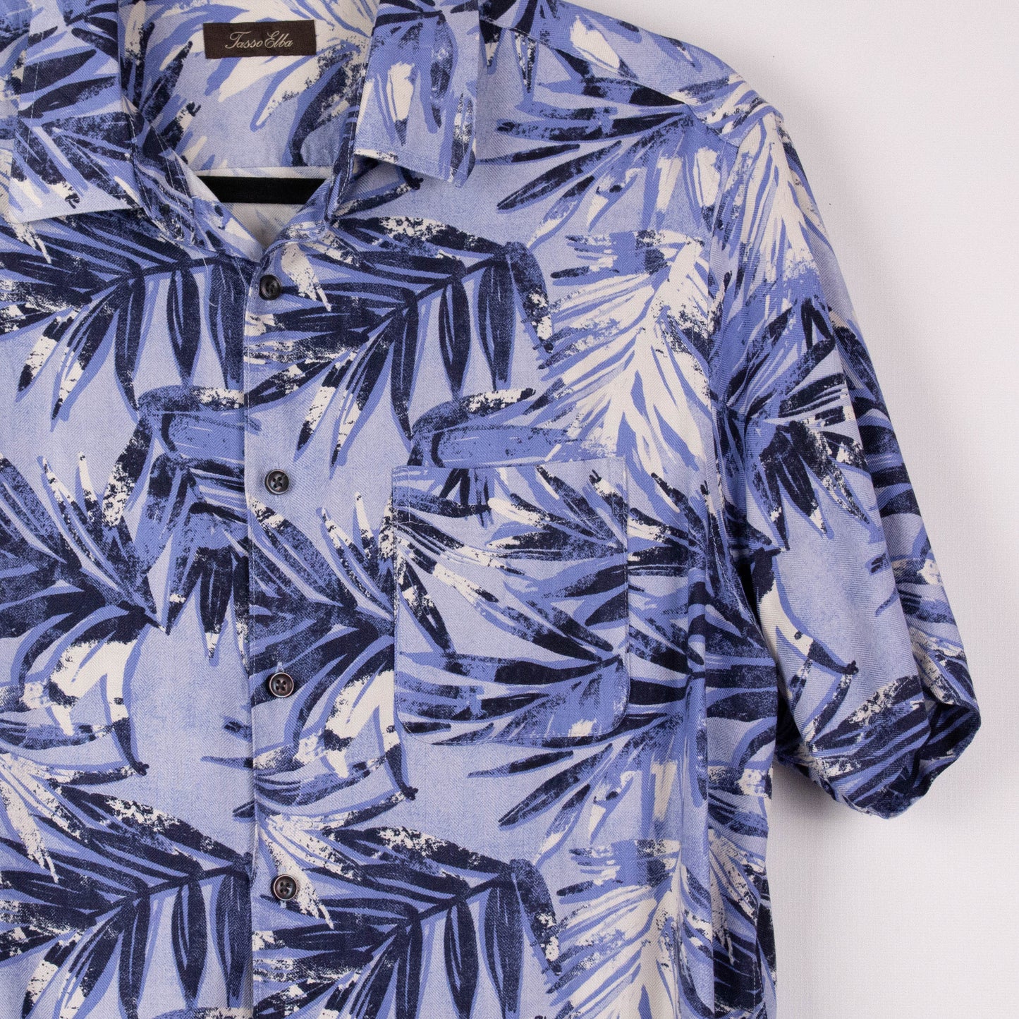 Camisa hawaiana azul (L) Tasso Elba